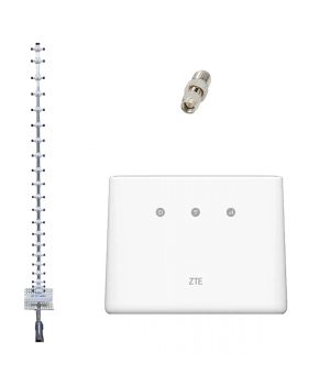 Купити Комплект "4G LTE Wi-Fi роутер ZTE MF293N + Стріла MARKETNET T1727 900/1700-2700 МГц 21 дБ" в Україні